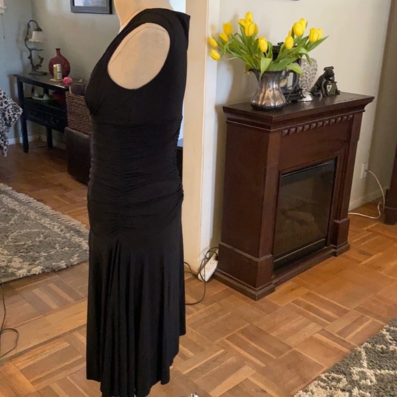 NWOT BCBGMaxAzria stretchy sleeveless evening dress with beautiful ruching. - Picture 8 of 16